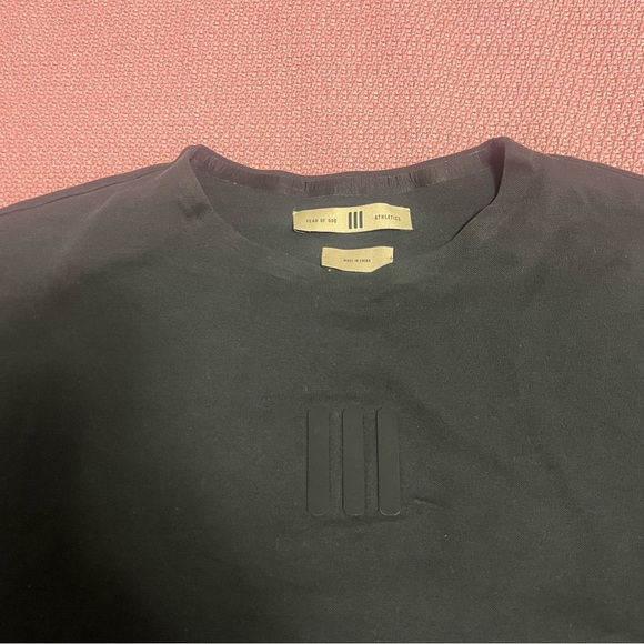 Fear of God Athletics Adidas Performance Jersey Tee size M Oversized T-Shirt Fog - Picture 4 of 9